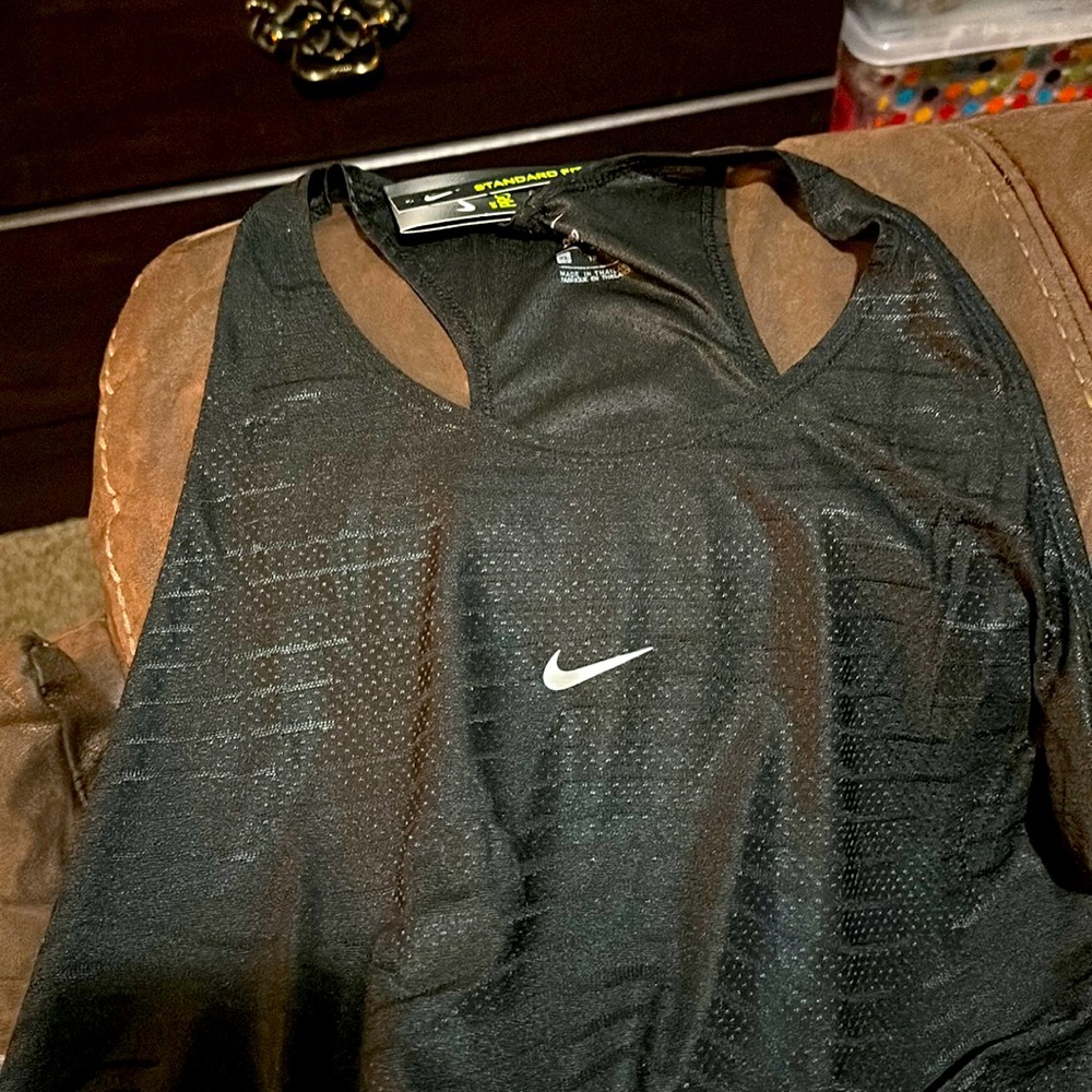 Black tank top